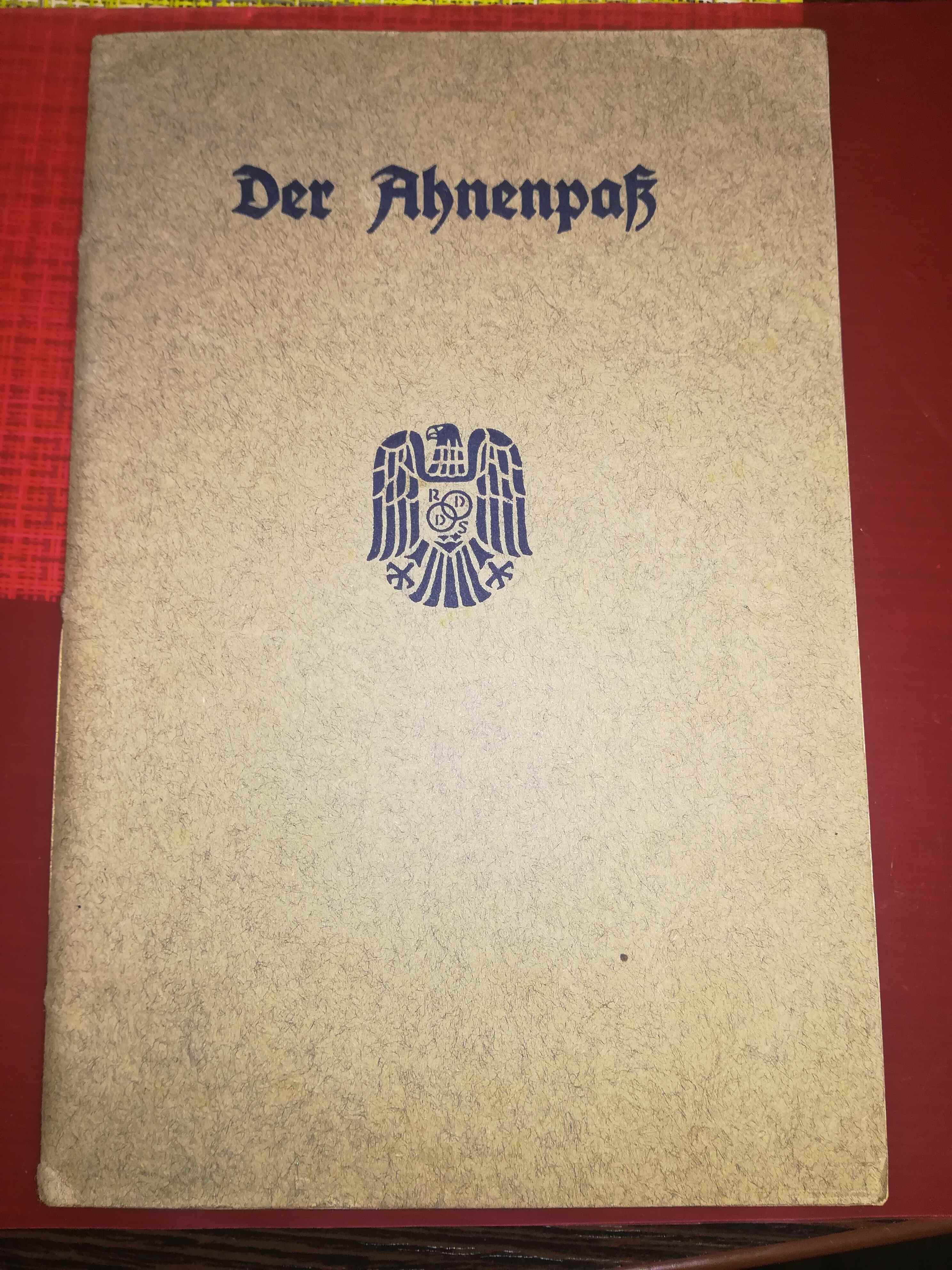 Паспорт предков Третий Рейх